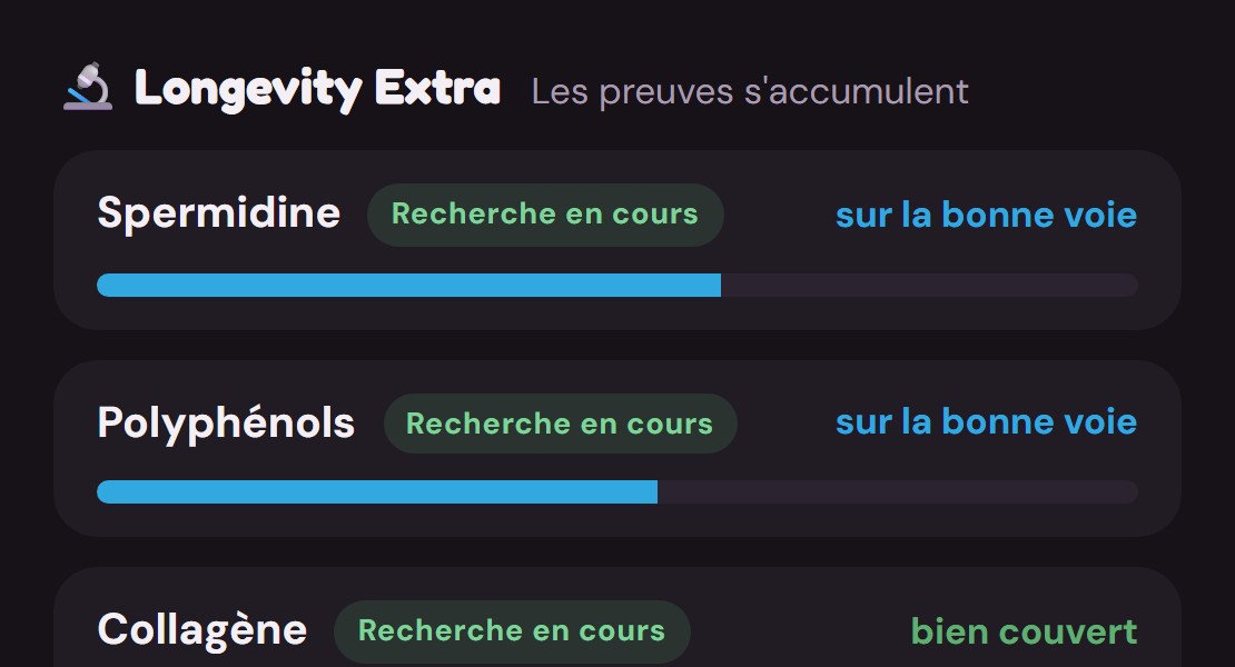 Marqueurs avec la mention recherche en cours